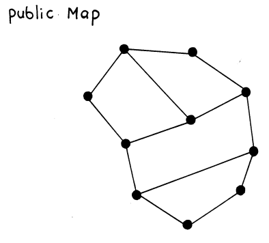 Public Key Map from CSUnplugged, shared under a Creative Commons BY-NC-SA 4.0 License